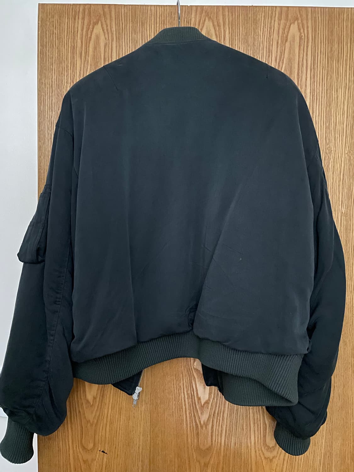 토니웩 레이온 트윌 봄버 자켓 [카본] 상품이미지3