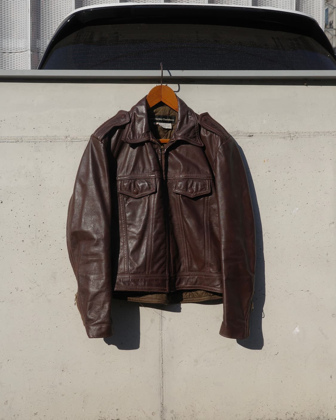 70s 할리데이비슨 모터사이클 크롭 자켓 상품이미지1