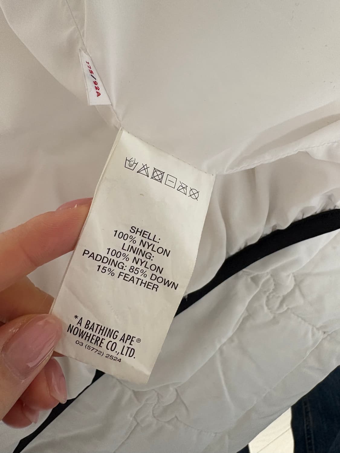 AAPE 패딩 아이보리 M 상품이미지8