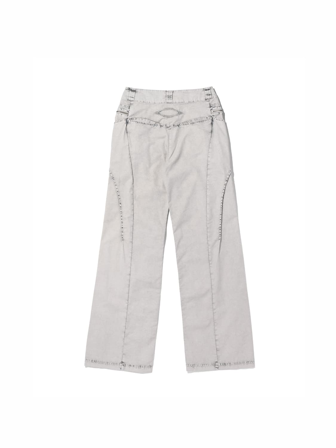 미스치프 BLEACHED PINTUCK PANTS-GREY S사이즈 상품이미지2