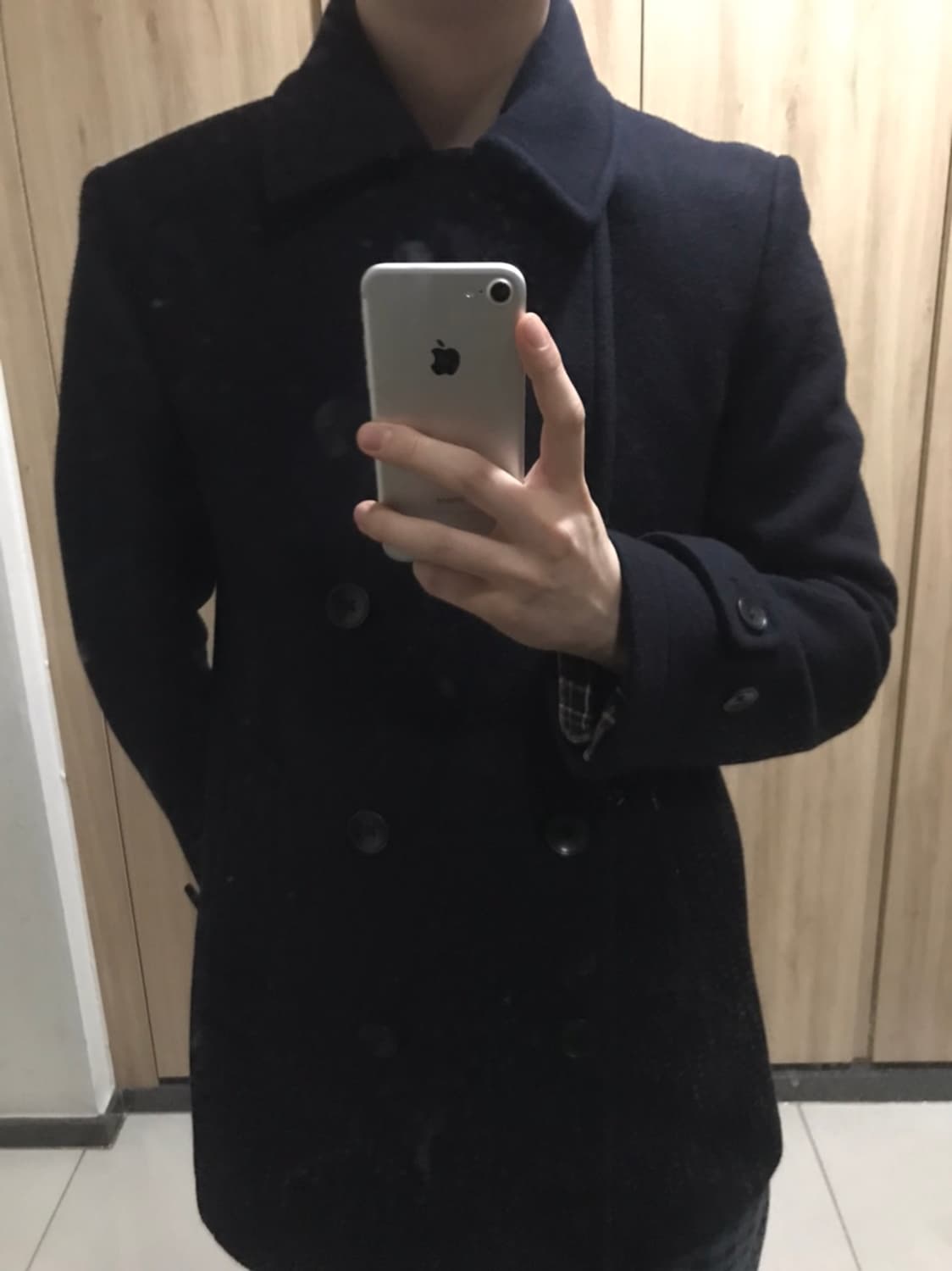 착샷o) series 시리즈 에피그램 피코트 pea coat L 상품이미지5