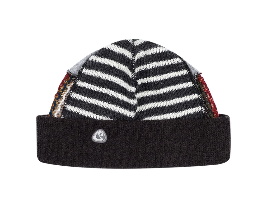 코이세이오 패치워크 비니 브라운 상품이미지1