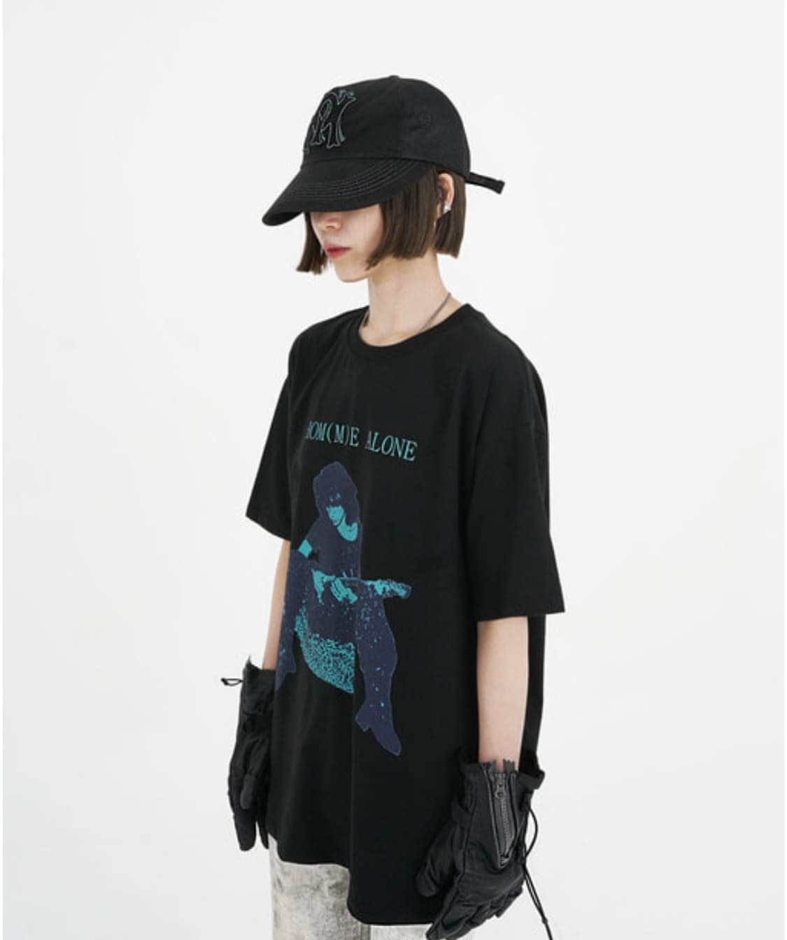 MPQ 빅바이저 블랙 메쉬 캡 상품이미지3