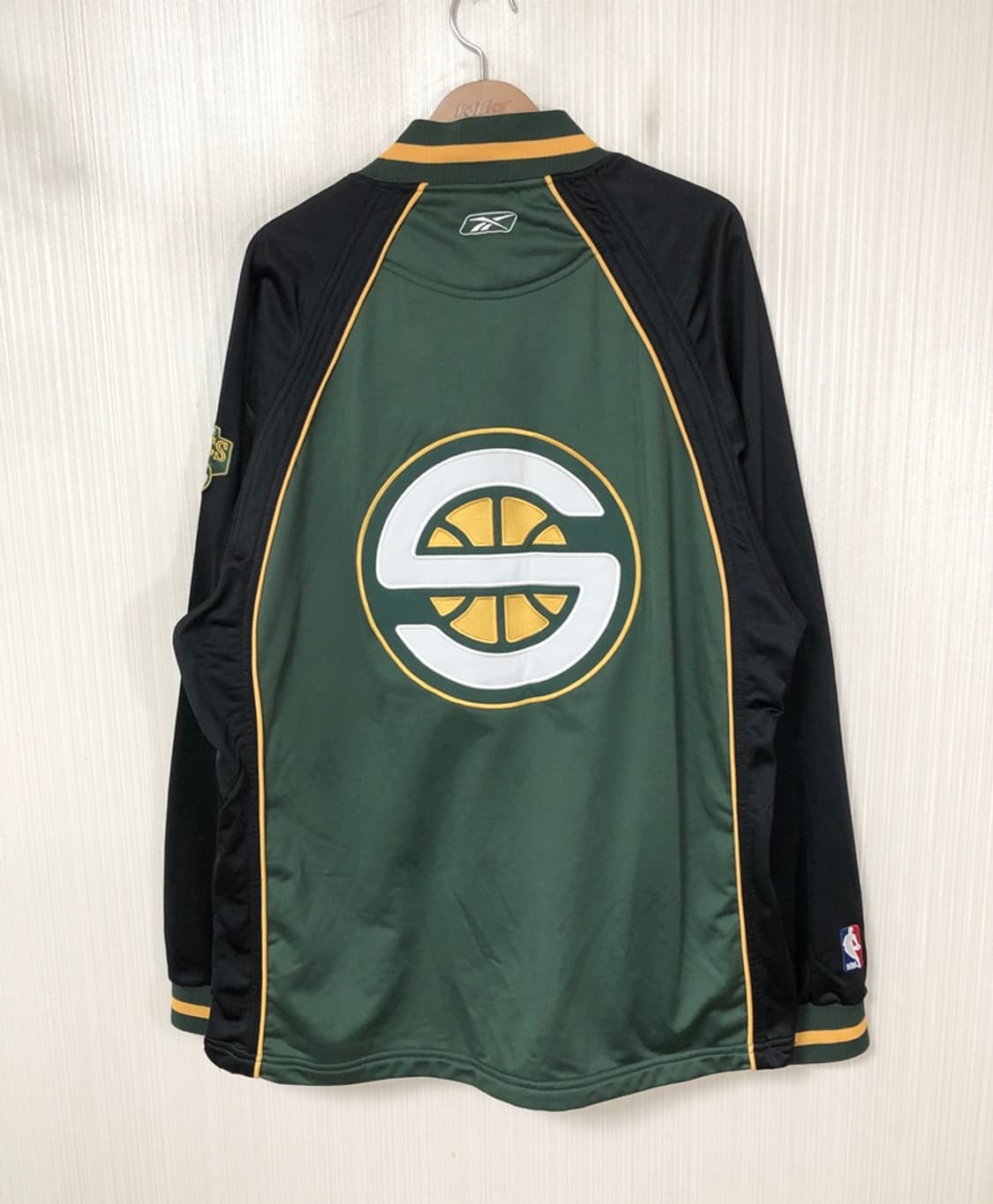 NBA 리복 시애틀슈퍼소닉스 웜업자켓/슈팅자켓 L(해외) 상품이미지8