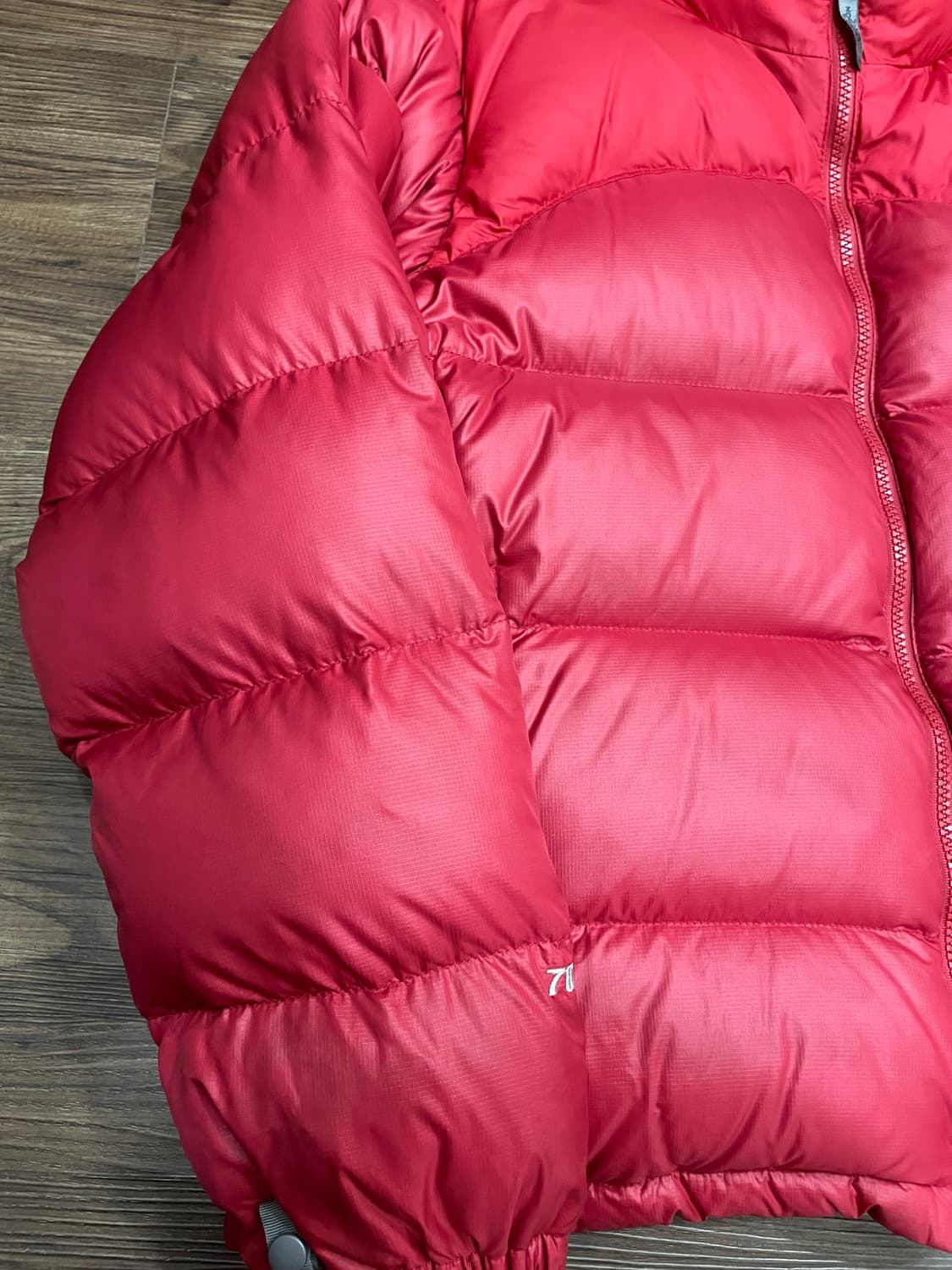 노스페이스 700 눕시 구스다운 푸퍼 패딩 레드 상품이미지5