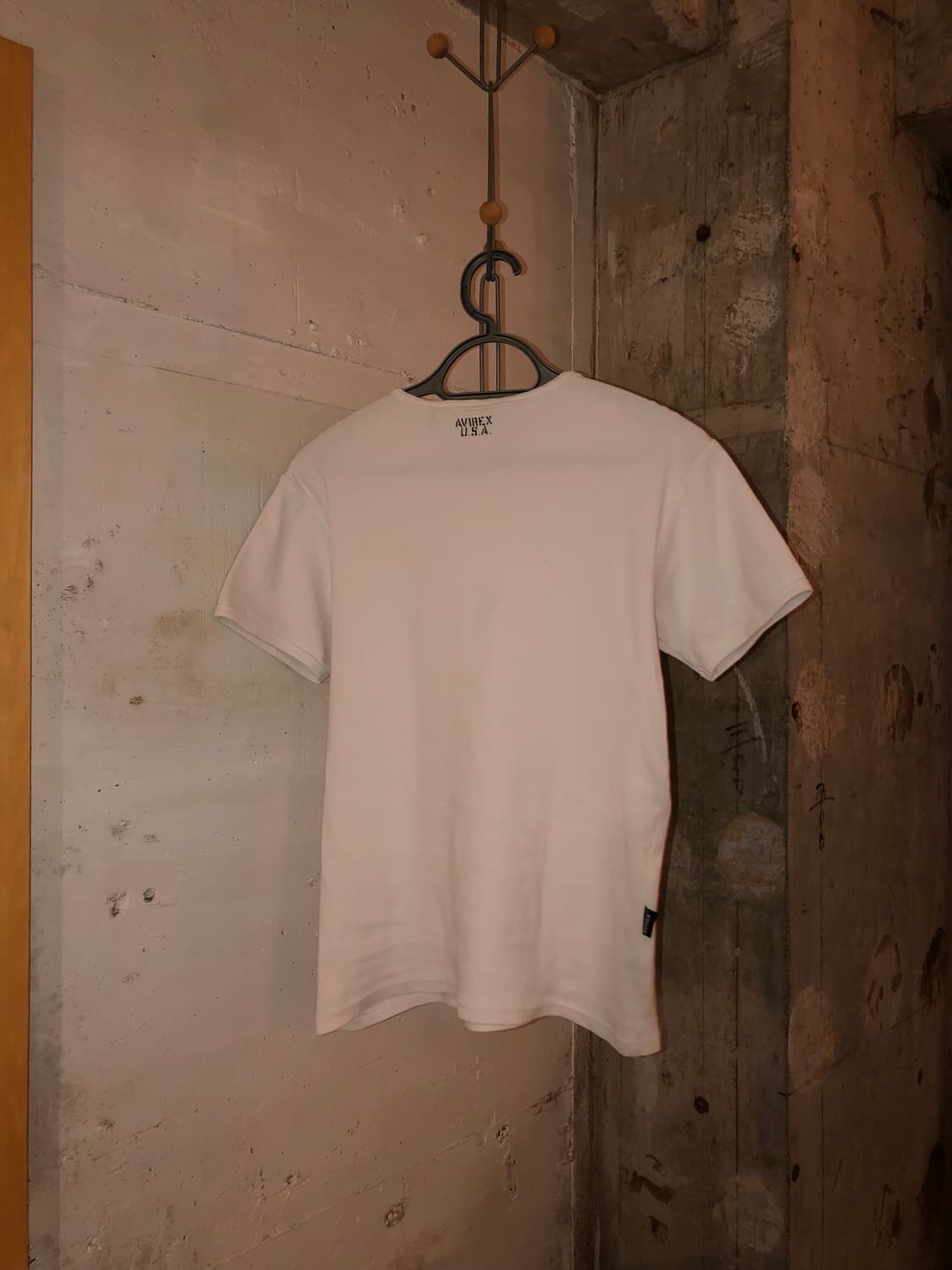 Avirex Daily Ribbed Crew Neck T-Shirt 상품이미지5