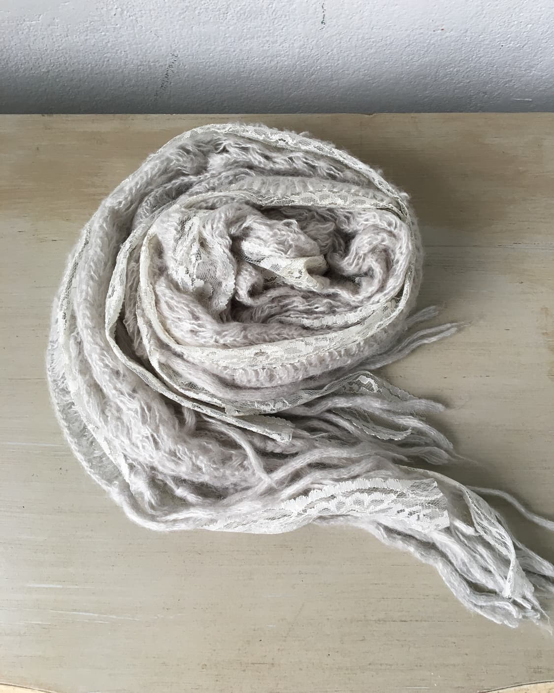lace trimming net muffler 상품이미지1