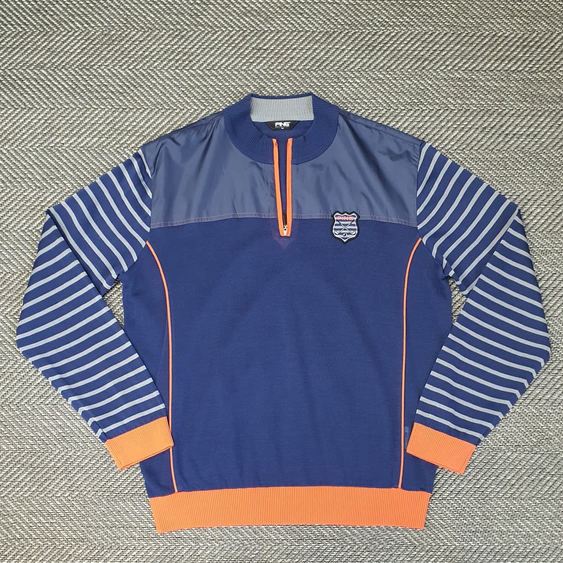 PING 핑 골프웨어 반집업 긴팔티 남자105 상품이미지1