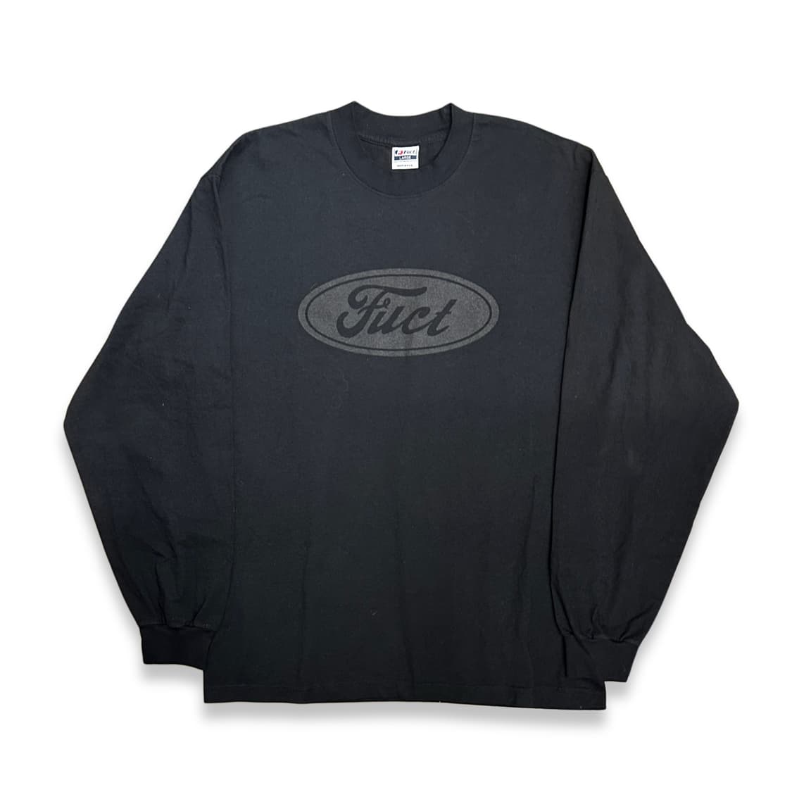 FUCT OVAL Logo 롱슬리브 블랙 L 상품이미지1
