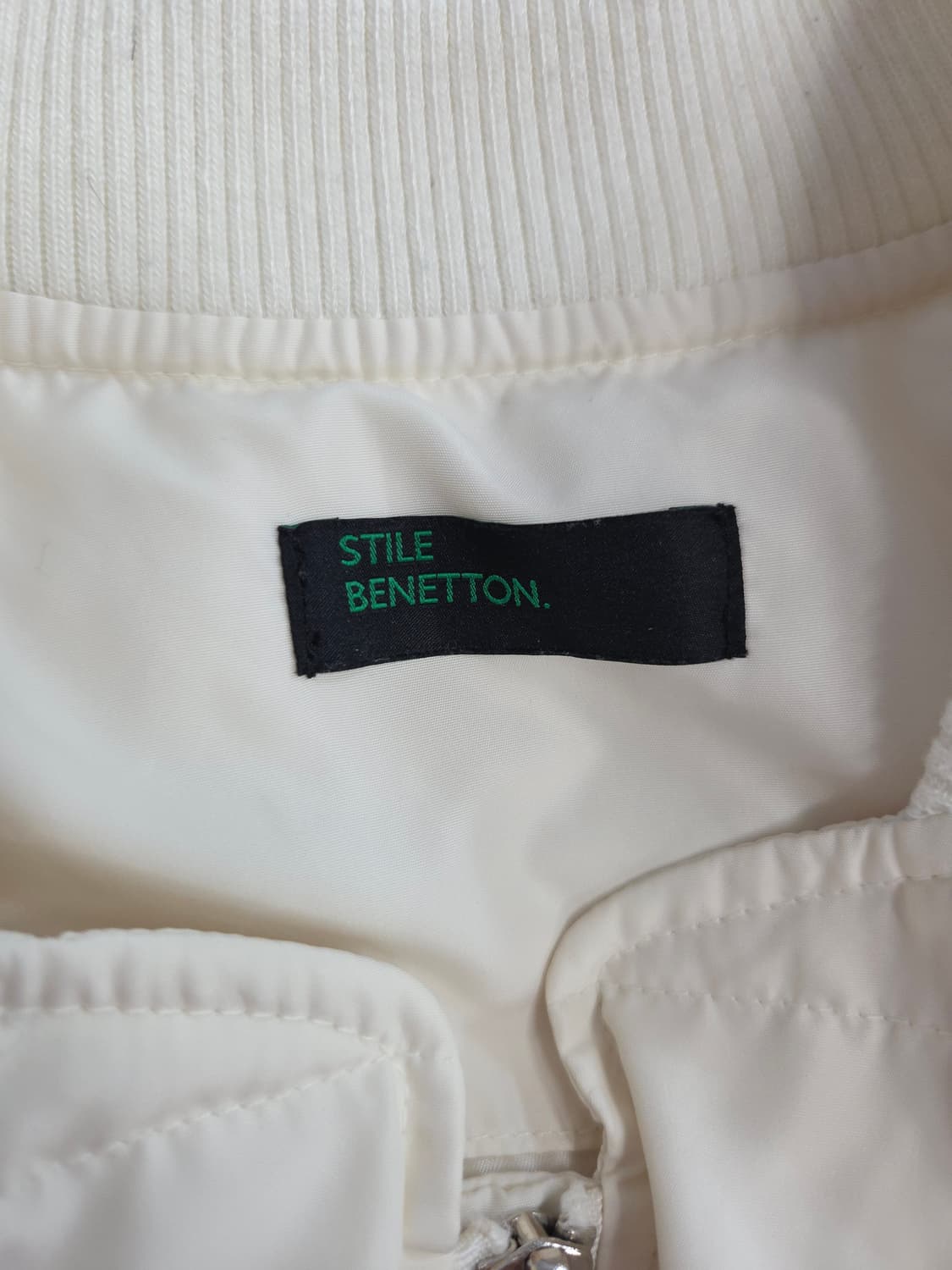 STILE BENETTON 스틸 베네통 덕다운 보머 숏패딩 상품이미지6