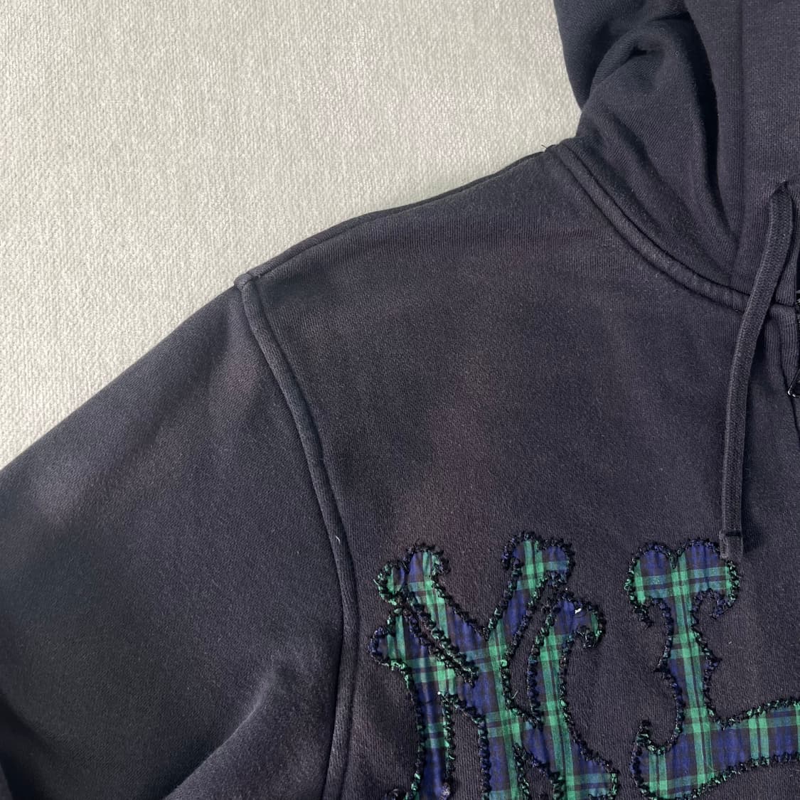 100 스투시 어센틱 올드스쿨 스펠로고 후드집업 상품이미지6