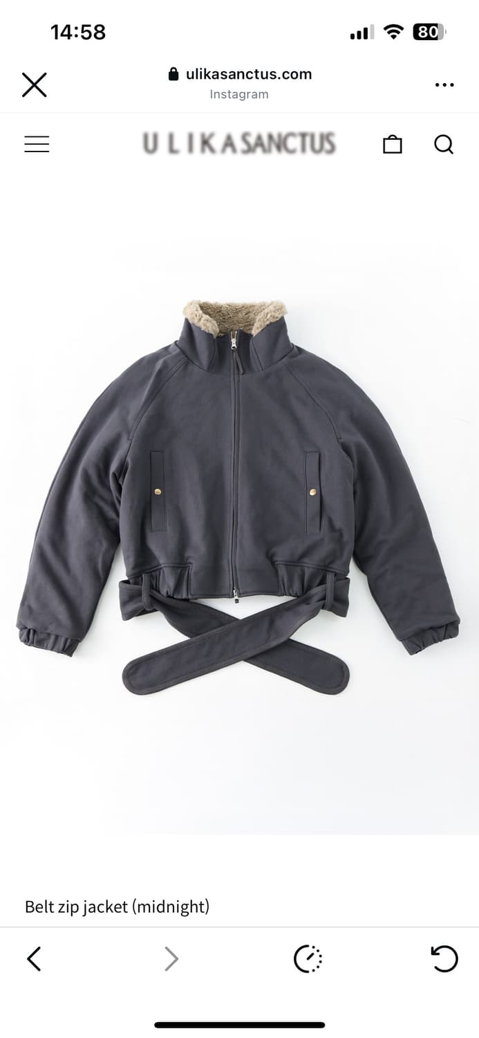 울리카상투스 벨트 자켓 구해요!! 상품이미지1