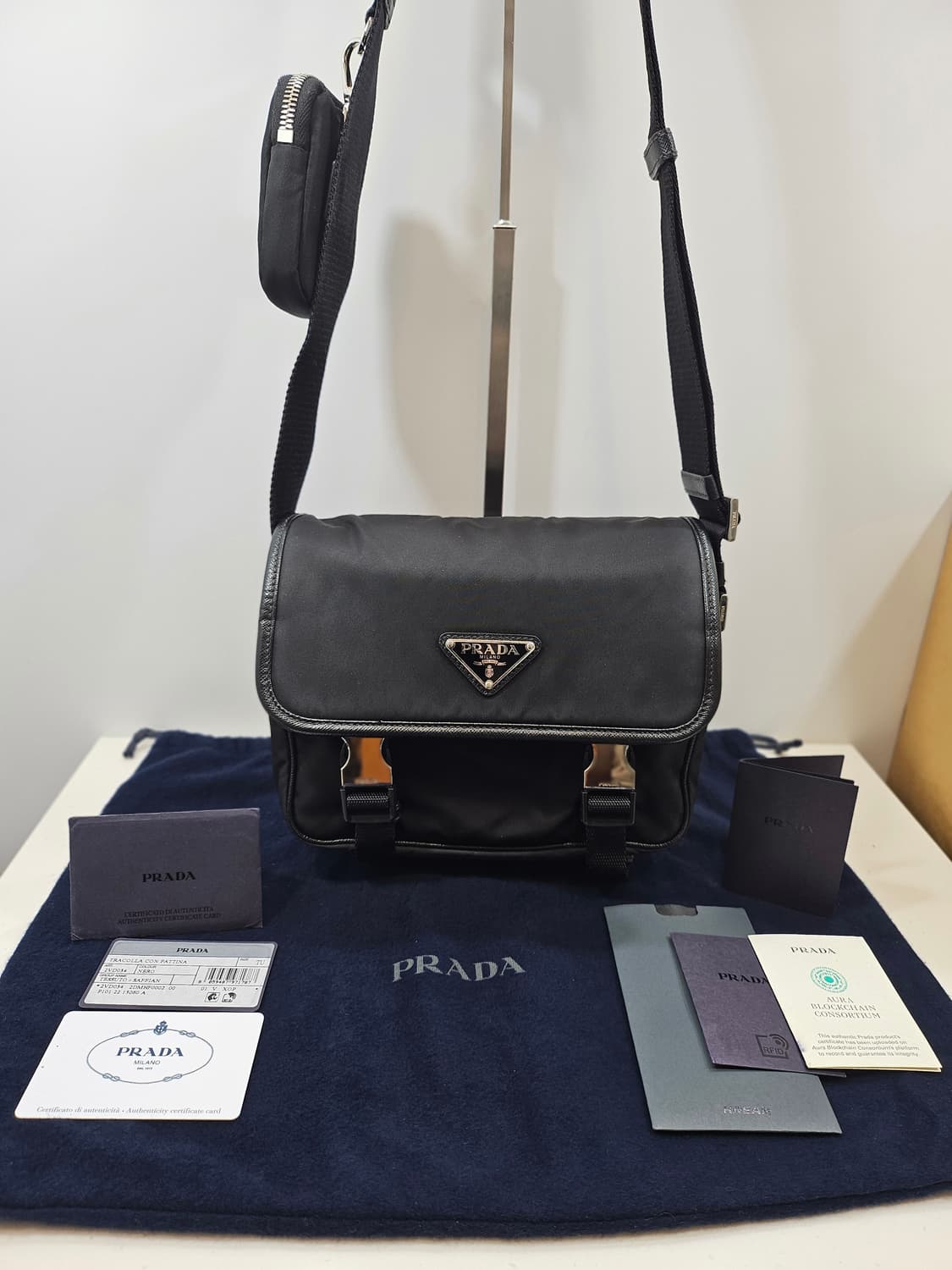 [정품]프라다 리나일론 사피아노 숄더백 멀티 크로스백 2VD034 상품이미지9