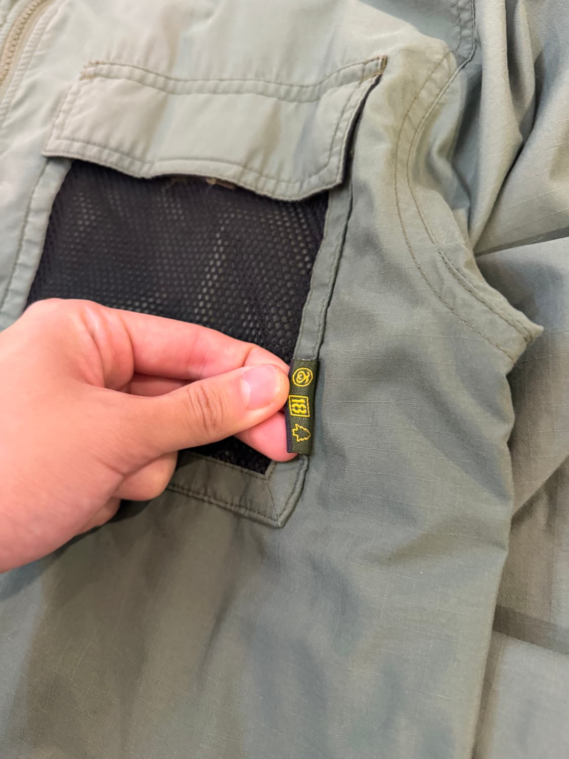 90s 스투시 아카이브 M65 나일론 유틸리티 핕드자켓 올리브 상품이미지4