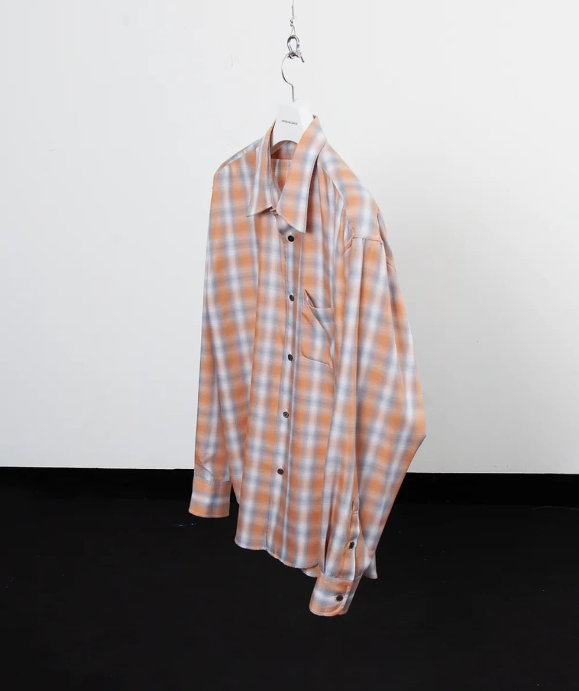 원포켓 셔츠 옴브레 오렌지 2size 상품이미지1