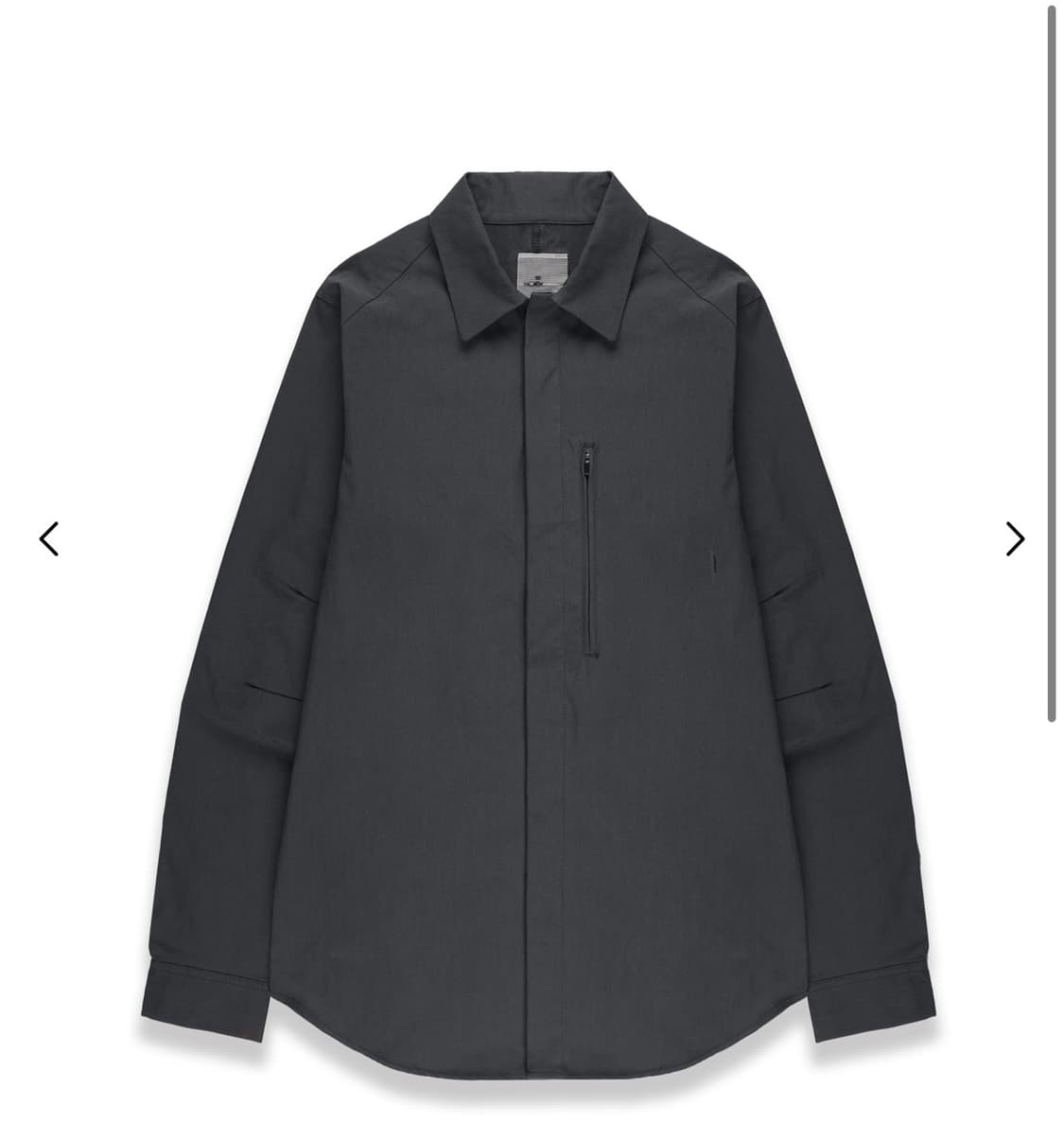 FORMLICH(폼리쉬) MODULAR SHIRT/DARK GREY 상품이미지2