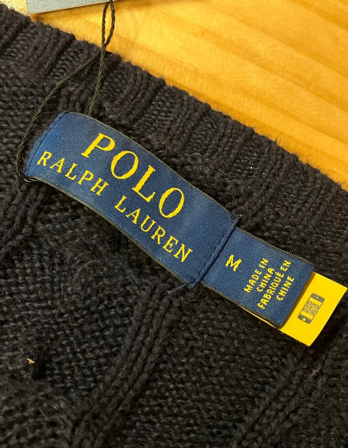 폴로 네이비 케이블 니트  상품이미지2