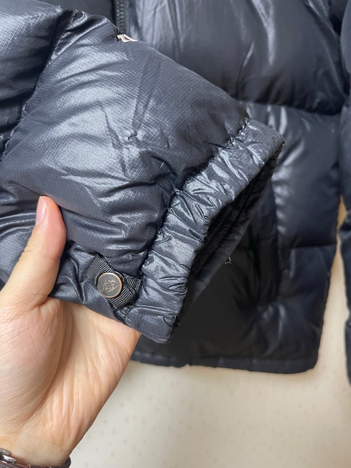 노스페이스 눕시 구스다운 패딩자켓 블랙 95 상품이미지5