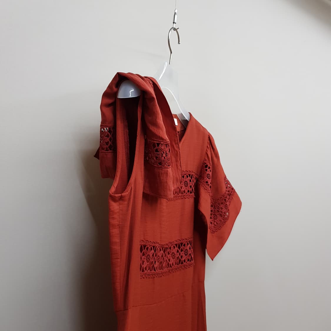 SANDRO 산드로 레이스 패널 원피스 38사이즈 상품이미지5