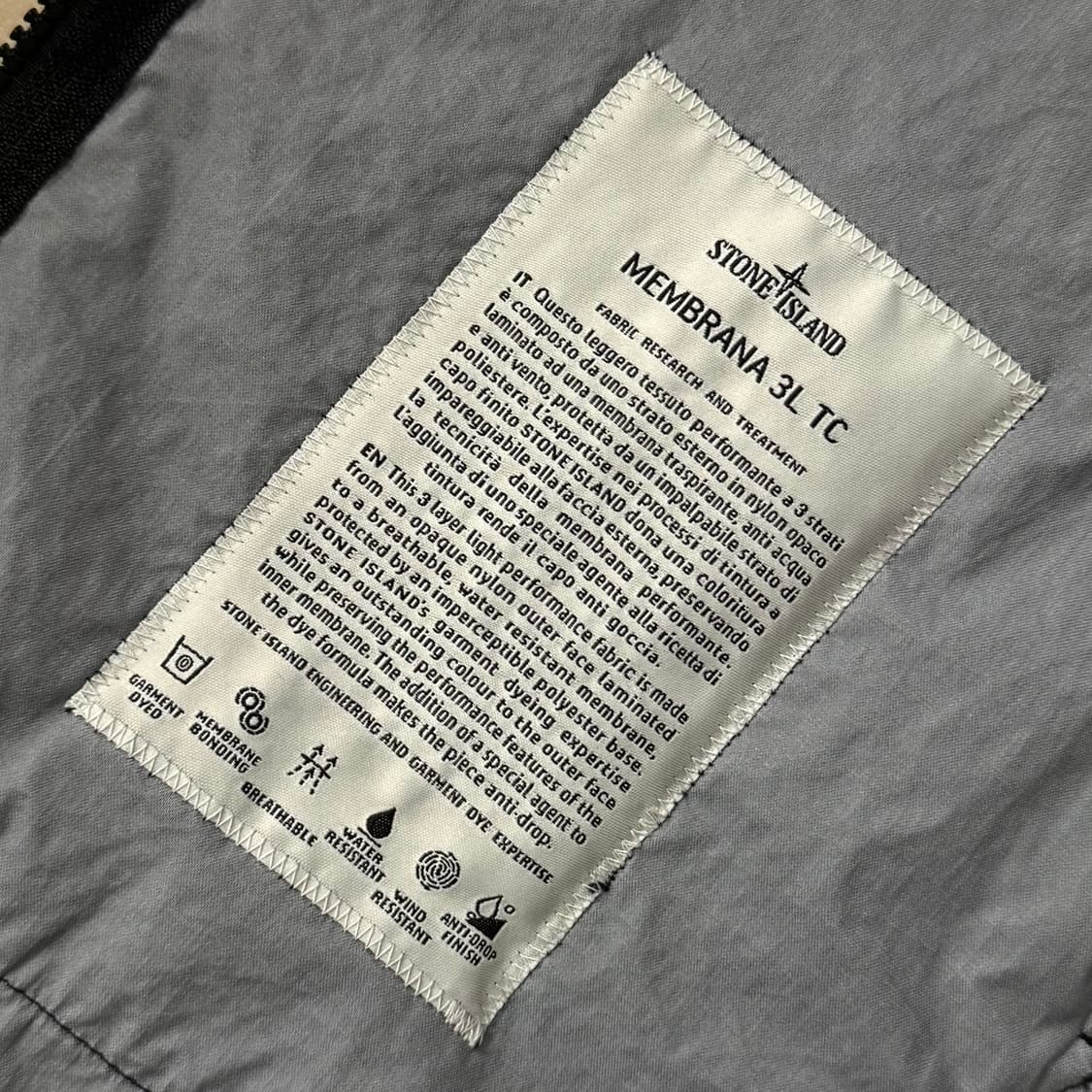 [M/당일출고]스톤아일랜드 멤브라나 3L TC 바람막이 상품이미지8