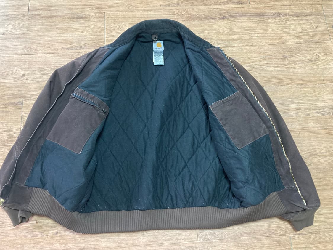 [XL] 빈티지 칼하트 J14 샌드스톤 산타페 자켓 / 다크 브라운 상품이미지3