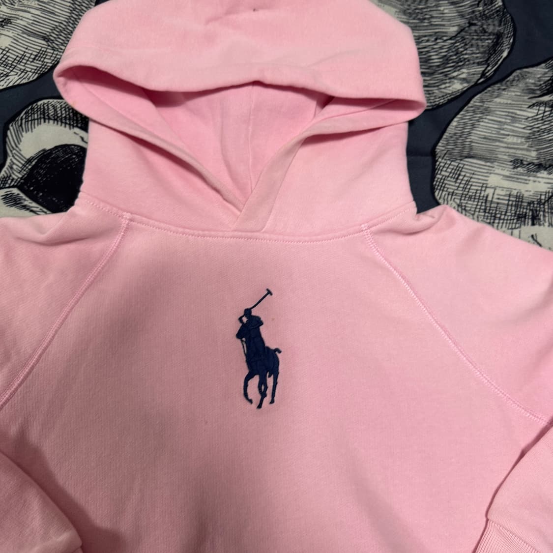 폴로 기모 후드티 여성 M사이즈 상품이미지2