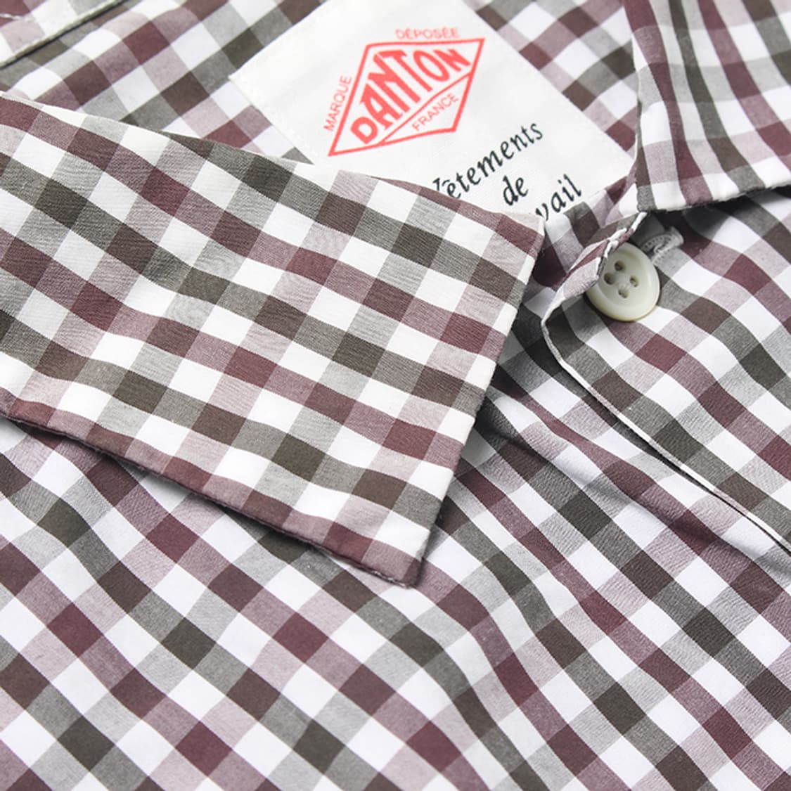  DANTON "Check Half Shirts" 상품이미지5