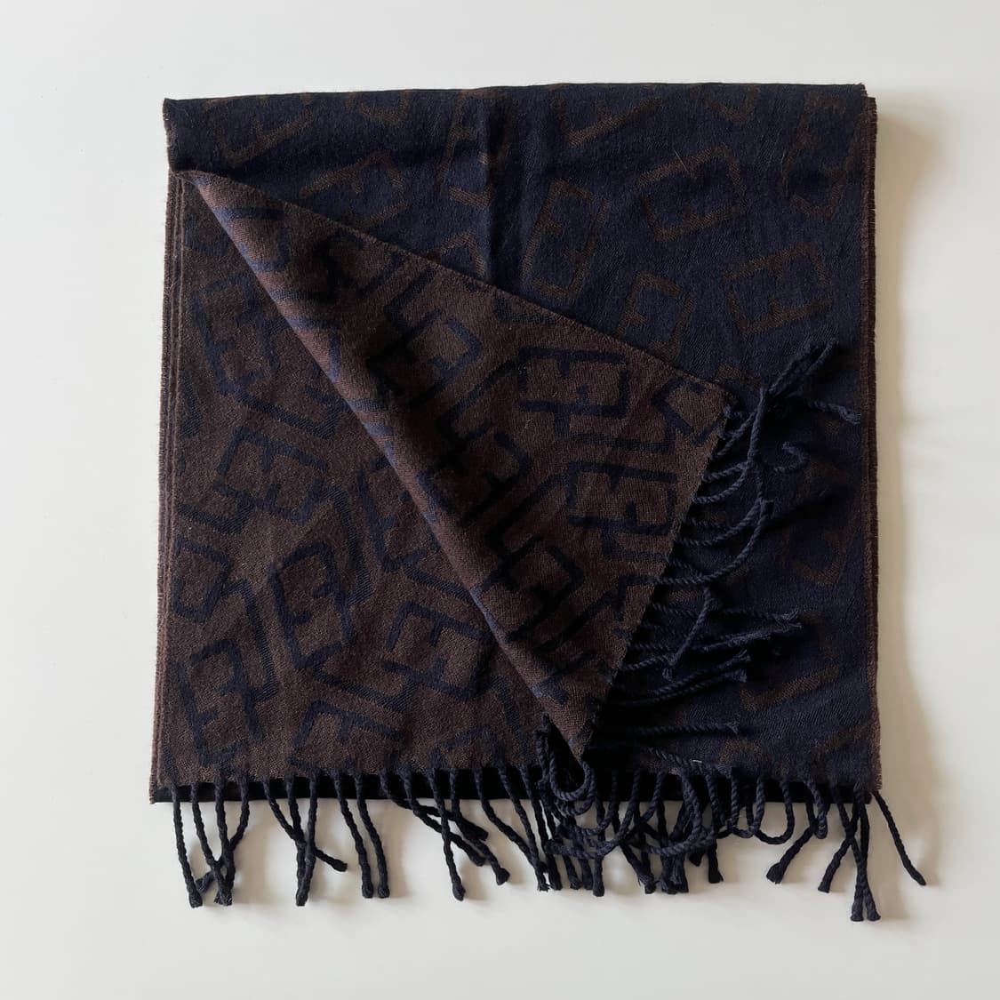 FENDI cravatte 80's reversible muffler 상품이미지3