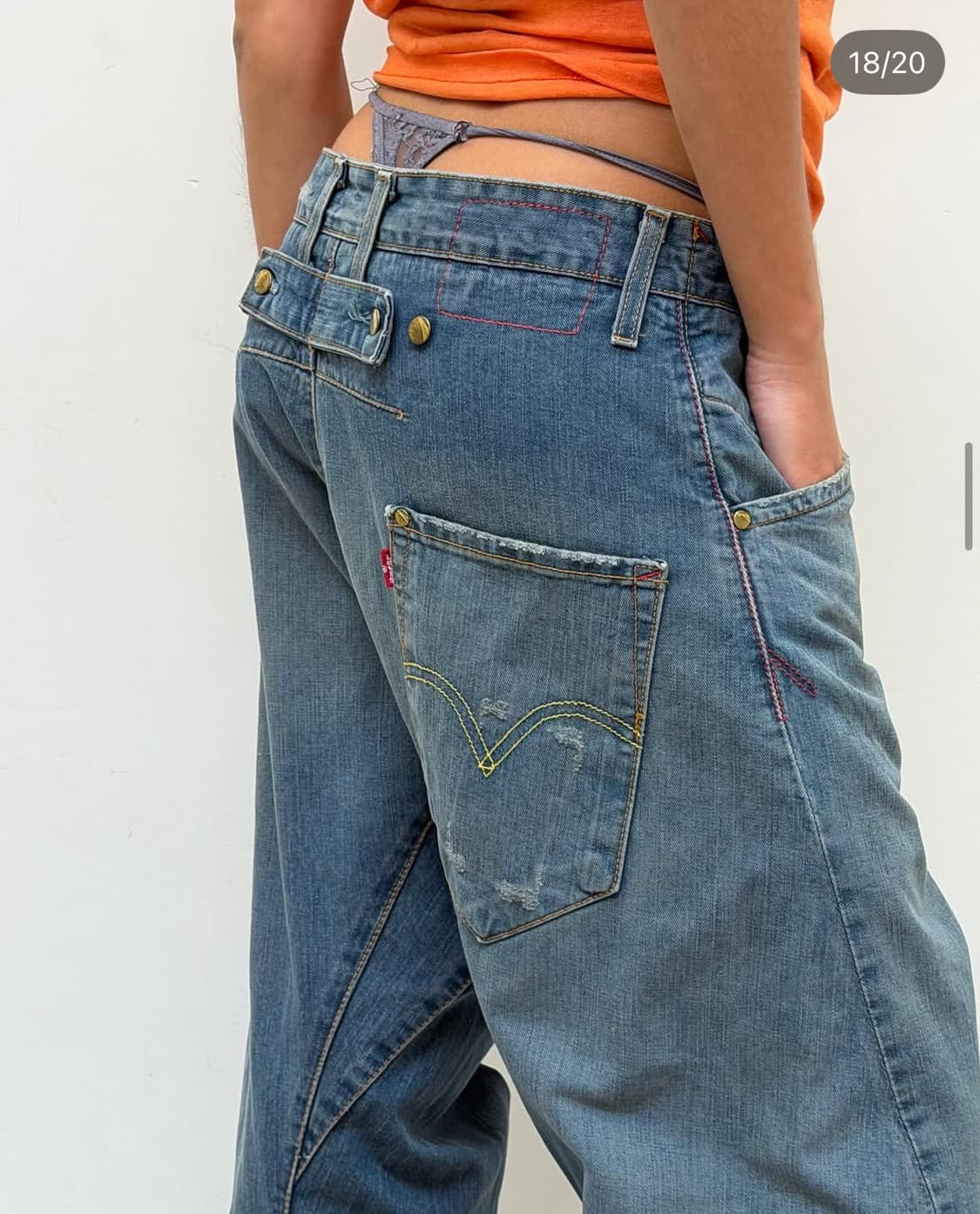 nhogirl Levi’s Engineered Jeans 빈티지 상품이미지3