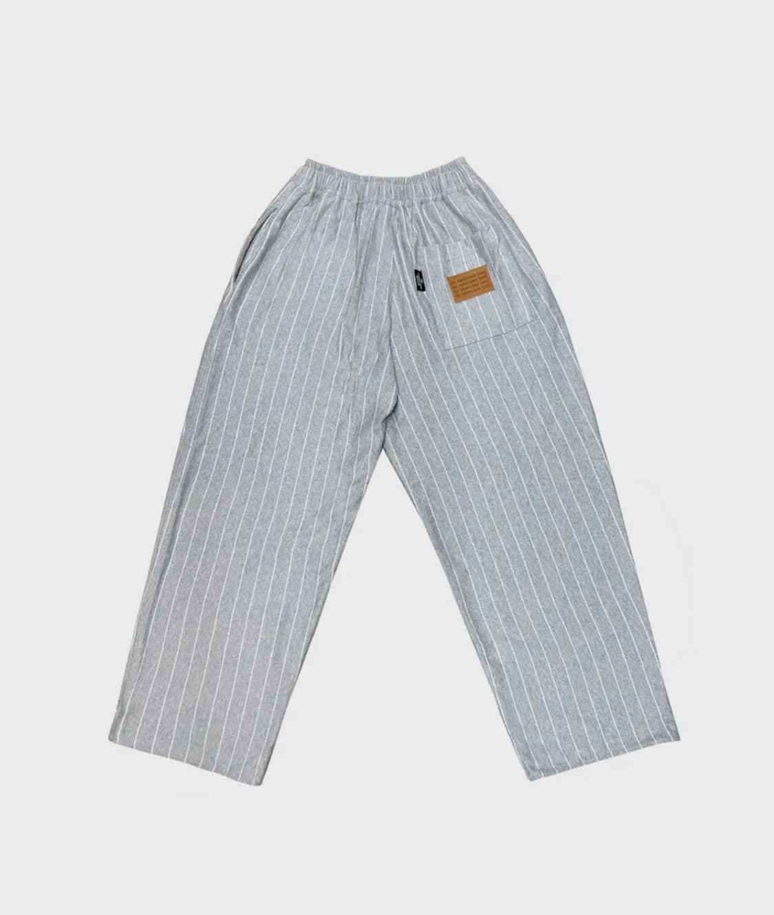 미스테리어스호텔 스트라이프 스웻 팬츠 그레이 상품이미지3