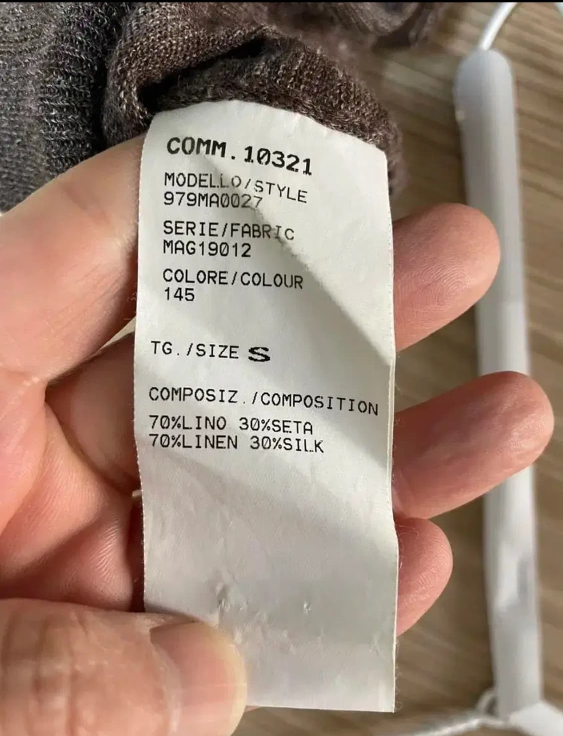 일레븐티 Eleventy 남성 린넨&실크 반팔 S 상품이미지4