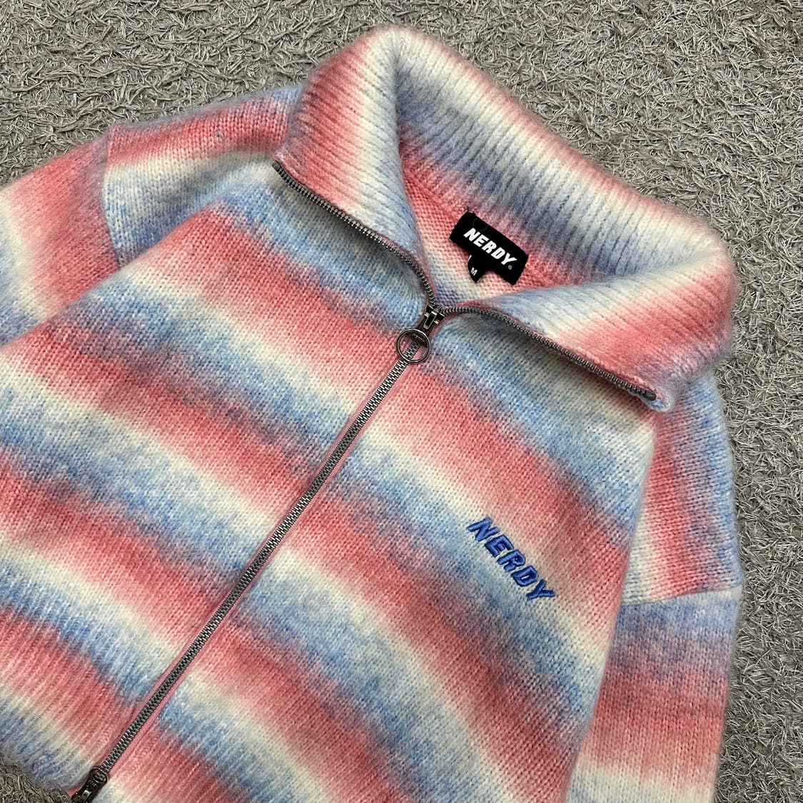 [우먼95] 널디 크롭니트집업 상품이미지2