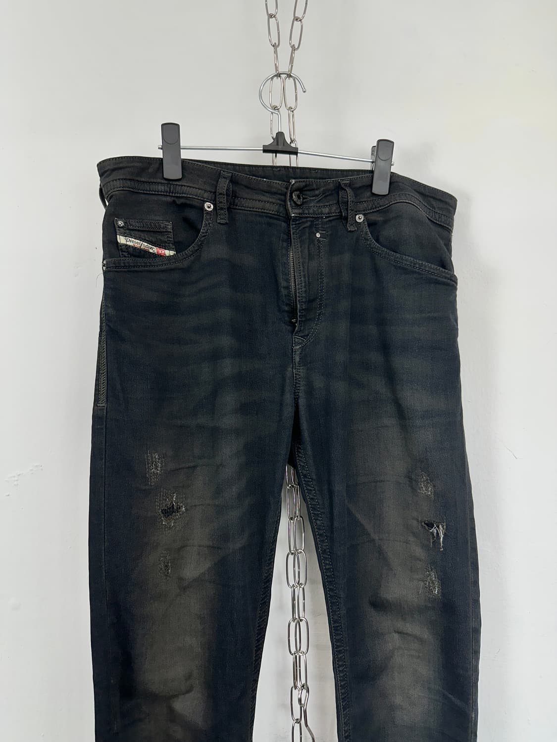 Diesel 'Spender' Skinny Jeans Charcoal B 상품이미지5