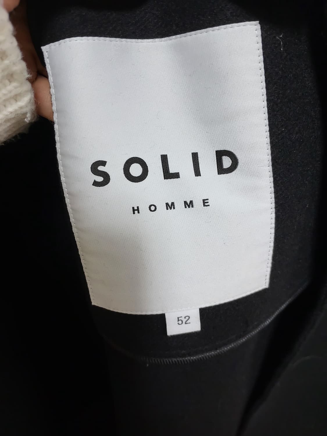 솔리드옴므 코트 정품 52사이즈 상품이미지7
