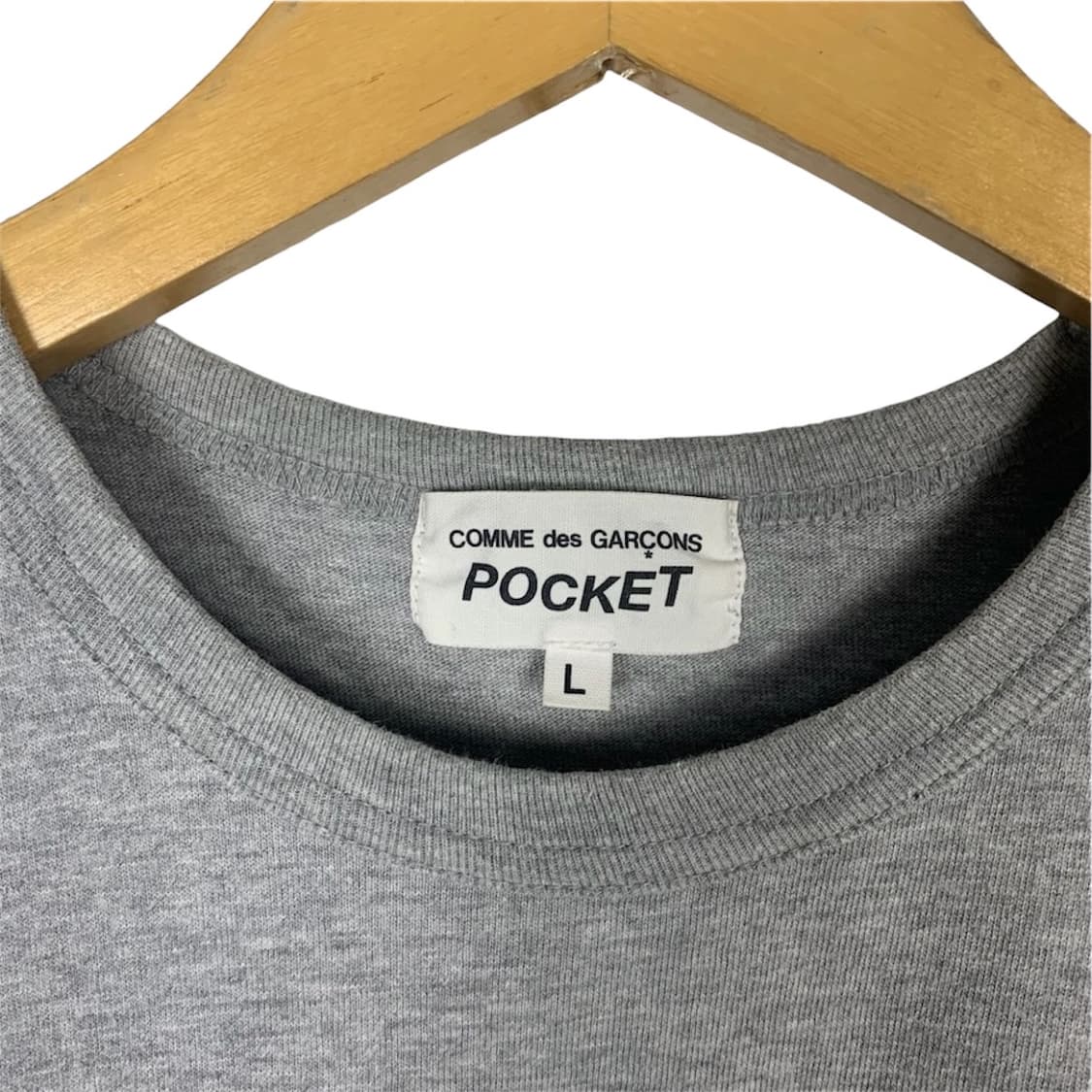 꼼데가르송 AD2012  그레이 포켓 티셔츠 (L) 상품이미지3