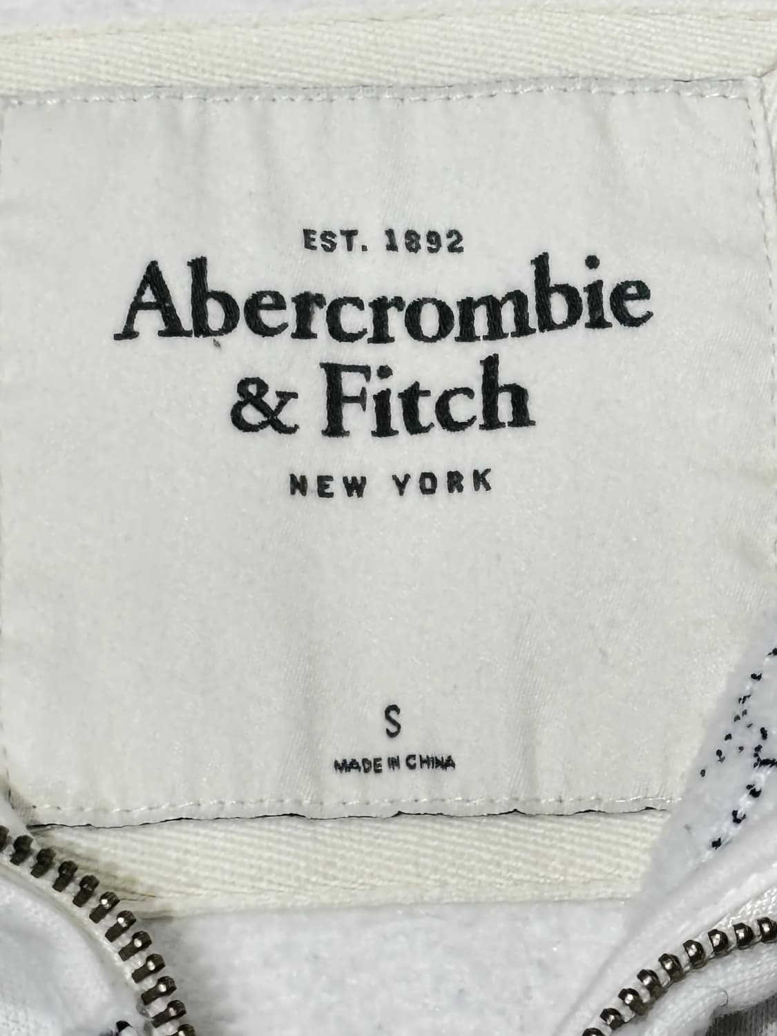 아베크롬비 화이트 투웨이 후드집업 상품이미지7