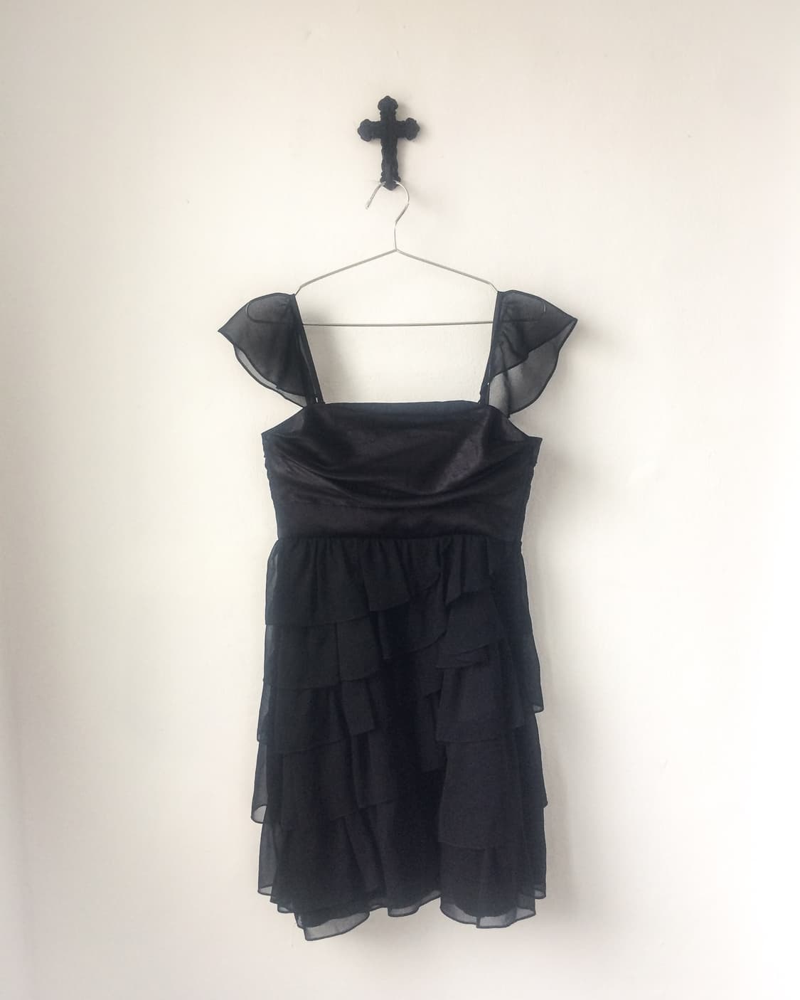 Unbalanced layer point sleeveless one pi 상품이미지2