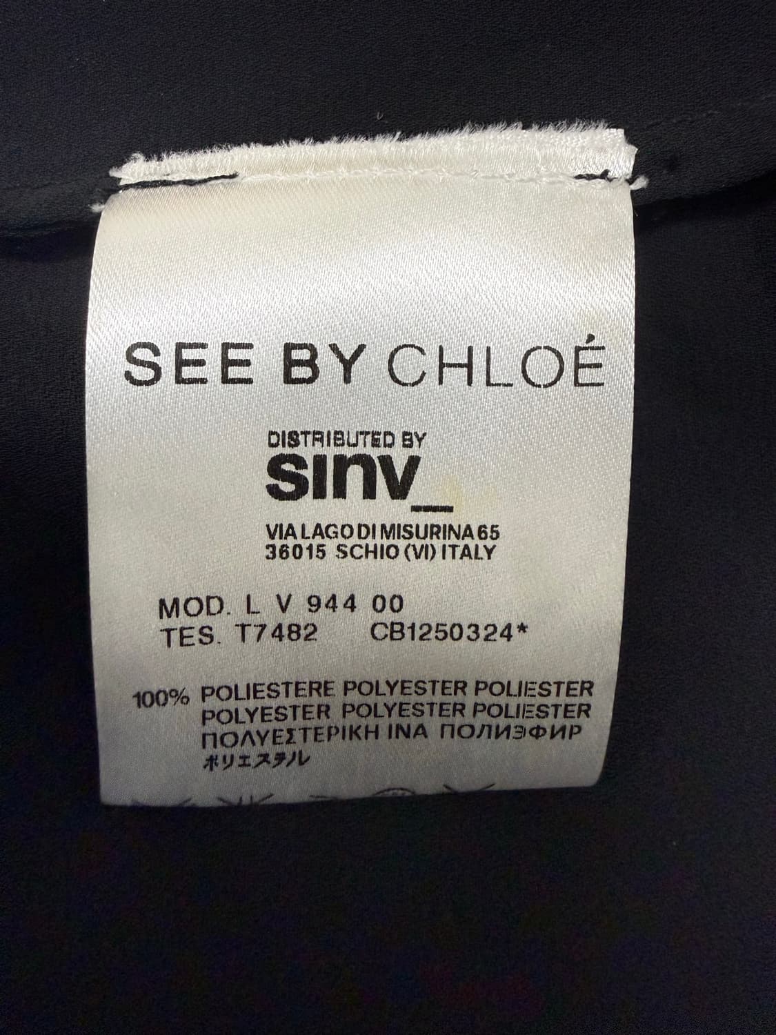 See by Chloe 블랙 원피스 상품이미지6