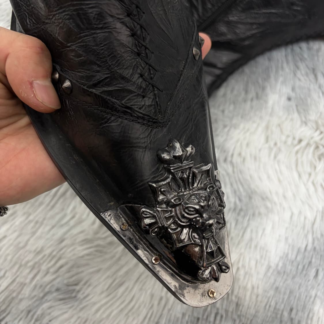 Jsix 레더 웨스턴 부츠 상품이미지9