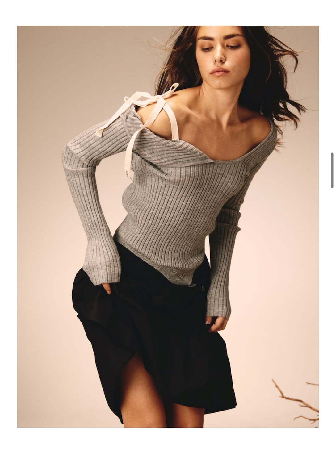 글로니 아이사 니트 그레이  상품이미지5