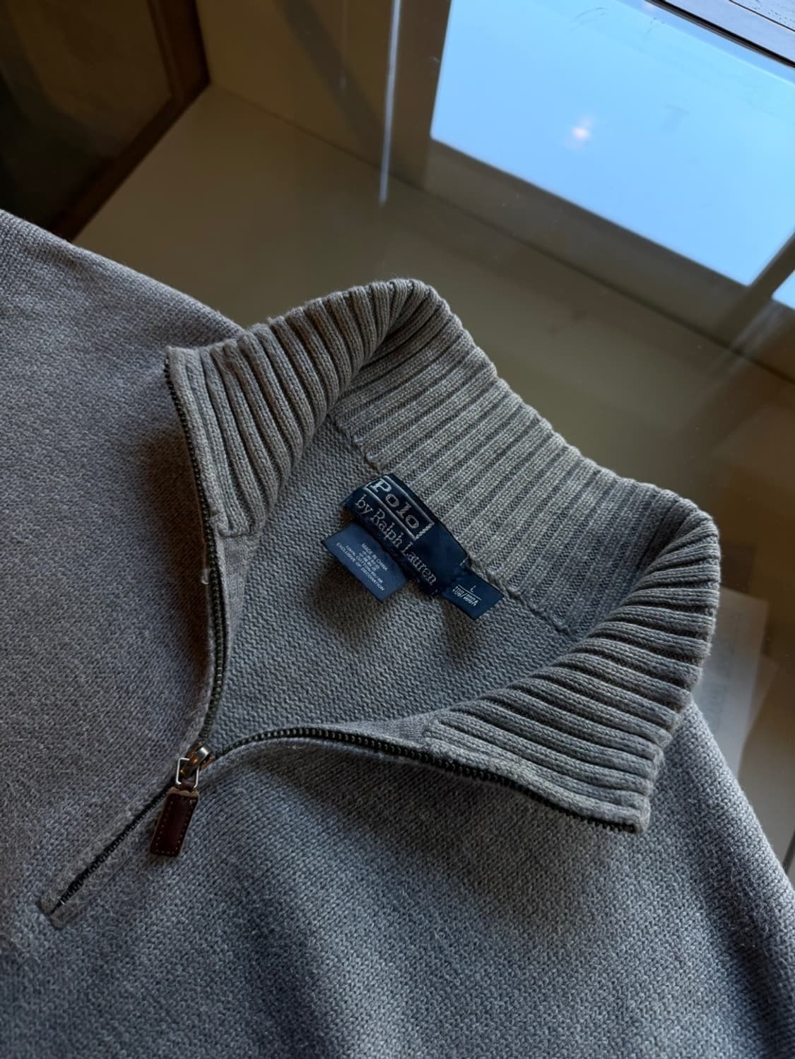 폴로 랄프로렌 짚업 니트 100 상품이미지8