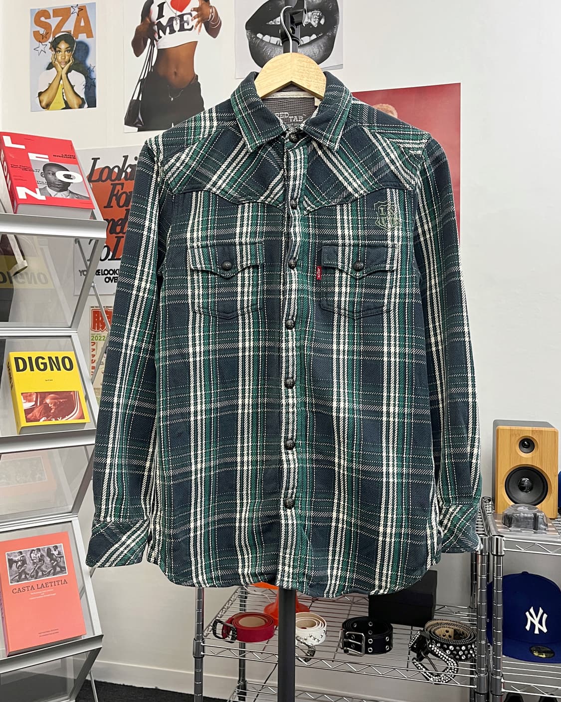 리바이스 00s 플란넬 체크 셔츠 상품이미지4