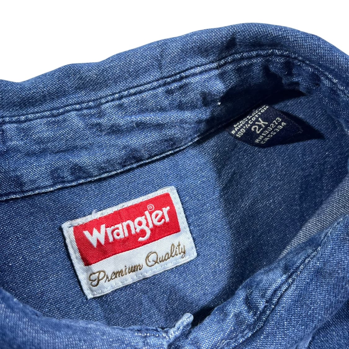[Wrangler] 랭글러 투포켓 데님셔츠 상품이미지3