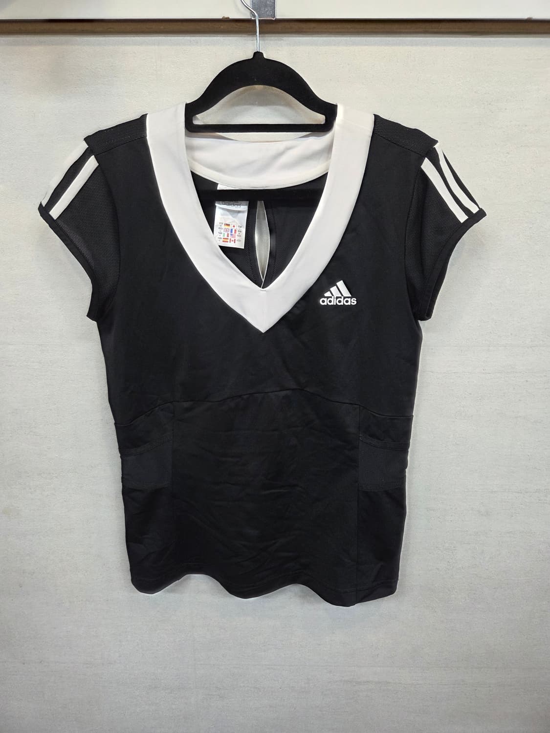 아디다스 일본판 올드스쿨 빈티지 메쉬 기능성 삼선 민소매나시 m 상품이미지1