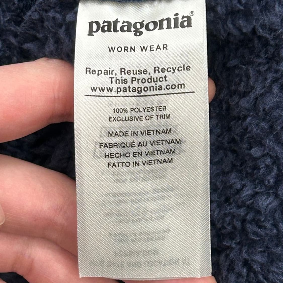 파타고니아 키즈 로스 가토스 풀오버 반집업 스톤 블루 XL 상품이미지6