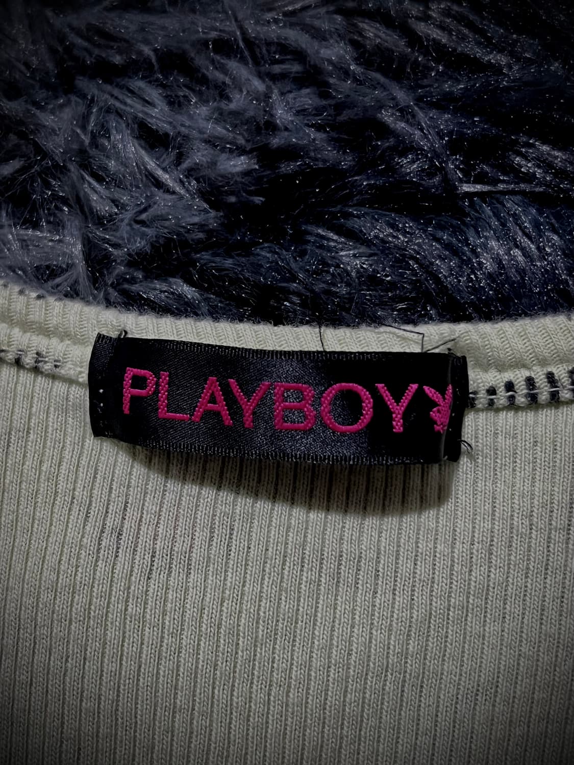 Playboy 하트패턴 골지 슬림핏 반팔 티셔츠 상품이미지9