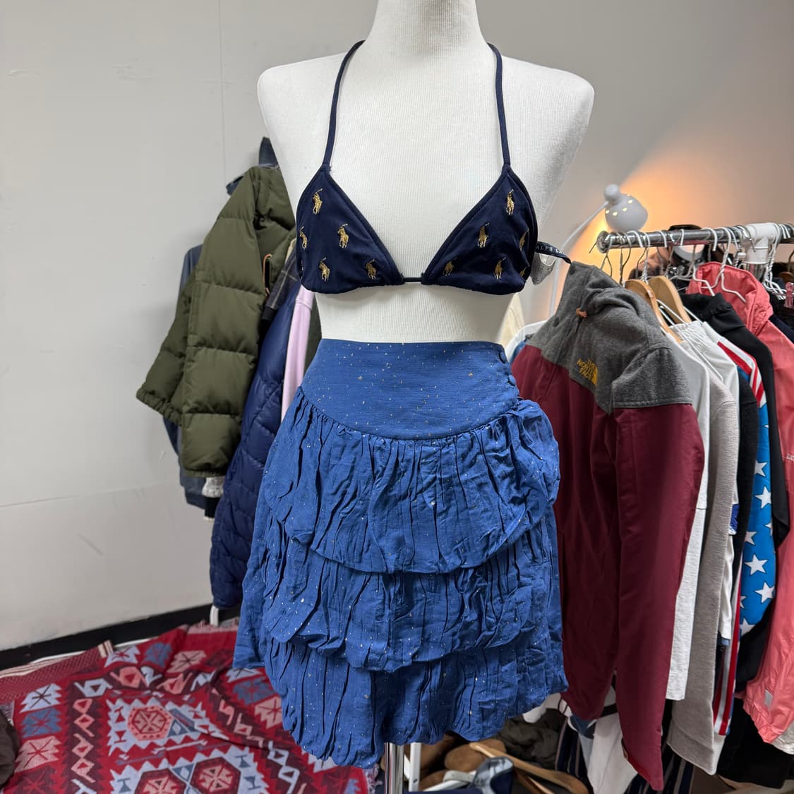 츠모리치사토 페인트도트 캉캉스커트 상품이미지1