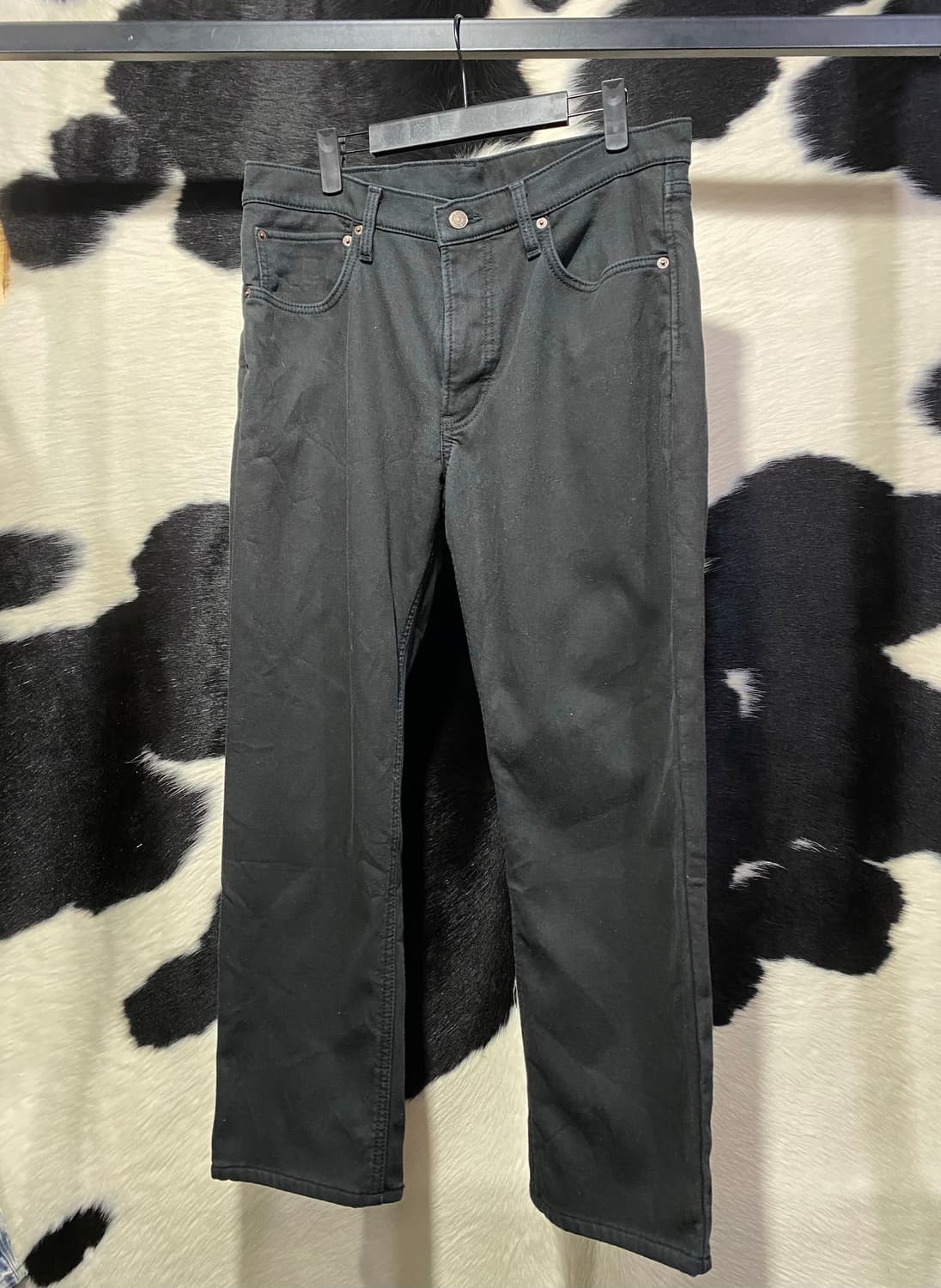 Edwin 블랙 스트레이트 진 상품이미지3