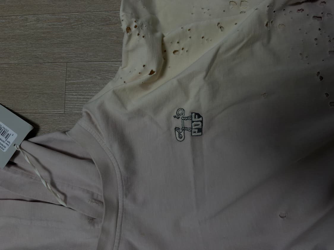 [xl] PDF distroyed hoodie pink 상품이미지5