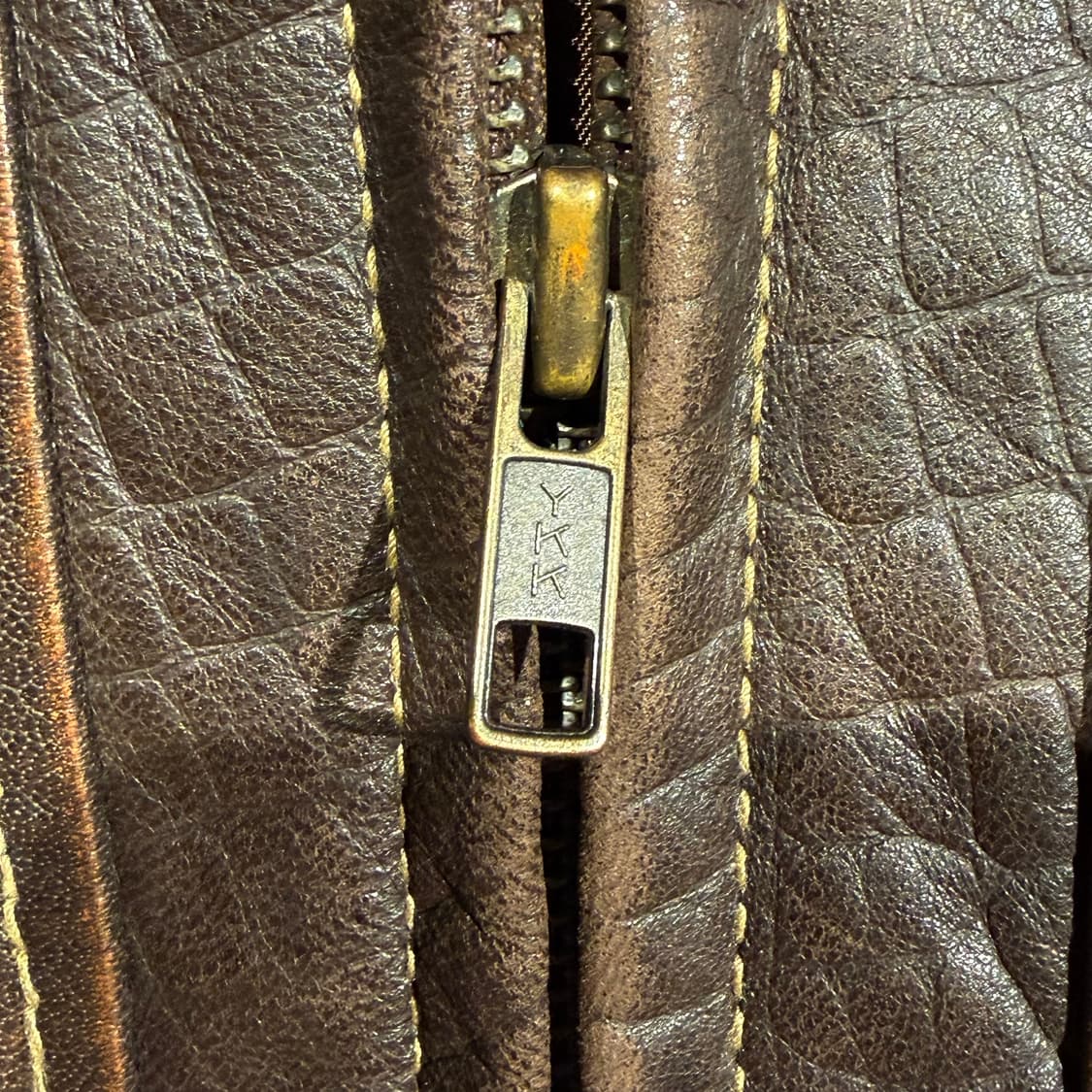 송탄 다크호스 차심 양가죽 카페레이서 자켓 XL 상품이미지4